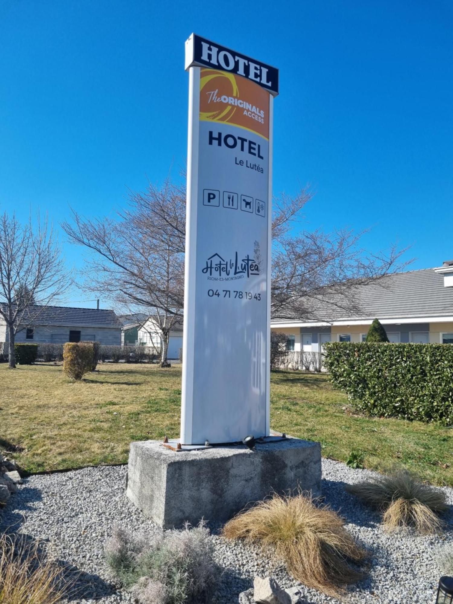 The Originals Access, Hotel Le Lutea Riom-es-Montagnes ภายนอก รูปภาพ